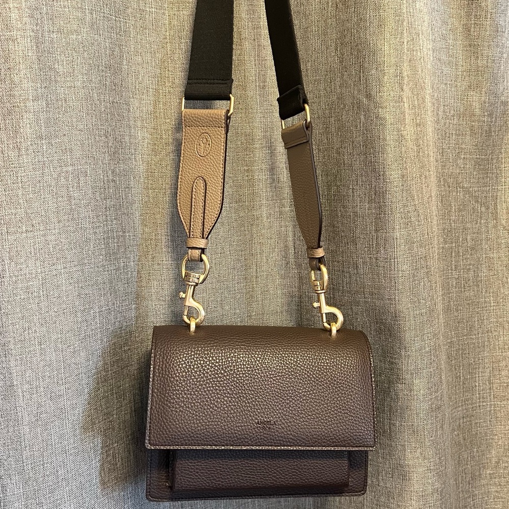 Angela Roi Dark Brown Crossbody Bag - Picture 12 of 12